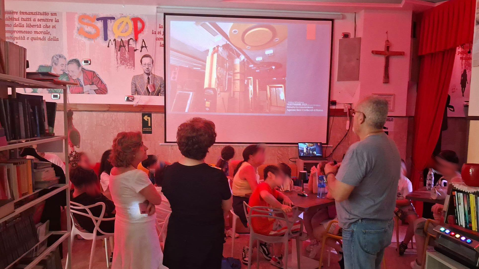 I ragazzi del campo estivo di Padre Eduardo